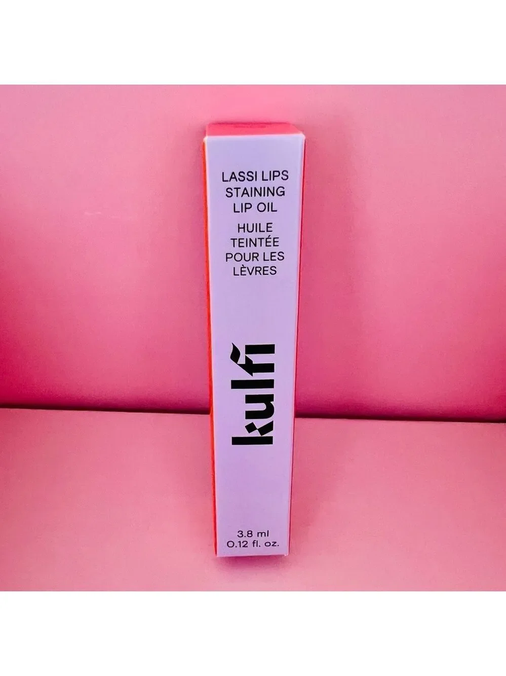 NIB Kulfi Lassi Lips Staining Long-Lasting Moisturizing Lip Oil Guava/Peony Pink